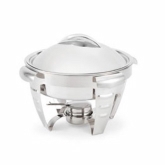 Vollrath Maximillian Steel Chafer, Round, 4.7 qt, S/S, Mirror-Finish, Cover