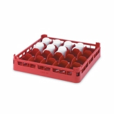 Vollrath Cup Rack, 19 3/4 sq, 20 Cup Short, Full Size, Overall 4 1/8", Polypropylene