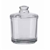 Vollrath Dripcut Condiment Jar w/Lid, 6 oz, Glass, 3 1/8" dia. x 2 7/8" H, Clear