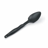 Vollrath Nylon Solid Spoon, Black, 13 1/4" Overall Length, High-Temp Nylon Heat Resistant