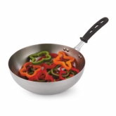 Vollrath Wok/Stir Fry, 11" Carbon Steel, Heavy Duty 18 Gauge Carbon Steel