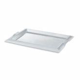 Vollrath Serving Tray, Small Rectangular w/Integral Handles, S/S, 12" x 9"