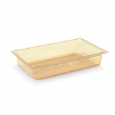 Vollrath, Super Pan Food Pan, Full Size, 4" Deep, High-Temp Amber Plastic