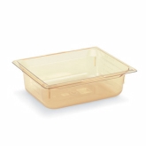Vollrath, Super Pan 3 Food Pan, 1/2 Size, 4" Deep, High-Temp Amber Plastic