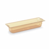 Vollrath, Super Pan 3 Pan Food Pan, 1/2 Size Long, 4" Deep, High-Temp Amber Plastic