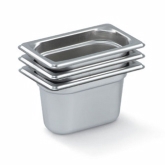 Vollrath, Super Pan 3 Food Pan, 1/9 Size, 2 1/2" Deep, S/S