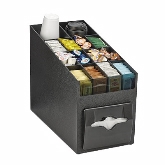 Vollrath, Napkin Dispenser, 9 1/16" x 19 1/4" x 15 3/16", Black