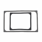 Vollrath, Sixth Size Steam Table Pan Band, Black, Silicone, 6" x 6 1/2"