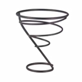 Vollrath Twister Wire Cone Basket, 1-Cone Basket, 6" H, Medium, Wrought Iron