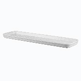 Churchill China, 2/4 Flat Rectangular Tray, Counter-Serve, 21" x 6"