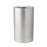 Winco, Wine Cooler, Double Wall, Satin Finish, 4 1/2" dia. x 7 3/4"H