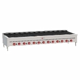 Wolf Range, Charbroiler, 13 Burners, Countertop, Gas, S/S