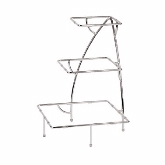 Paderno, 3-Tier APS Display Stand, 14 7/8" x 14 7/8", Chromed Steel
