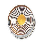 Paderno, Dough Cutters, Oval, Plain, 9 Piece Set
