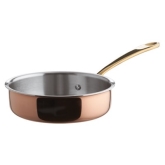 Paderno, Series 15400 Mini Copper Saute Pan, 22 oz, Aluminum/S/S