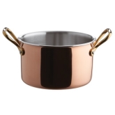 Paderno, Mini Copper Sauce Pot, 32 oz, Aluminum/S/S