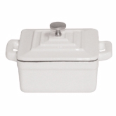 Paderno, Mini Dutch Oven, White, Square, 8 1/2 oz