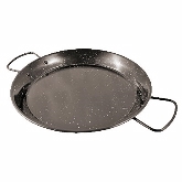 Paderno, Paella Pan, 11 7/8" dia., Enameled Carbon Steel, Dual Handles