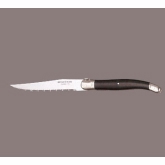 World Tableware, Slim Euro Style Steak Knife, 9 1/8", Black Handle