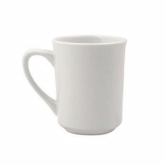 World Tableware, Mug, Porcelana, 8 1/2 oz, Bright White