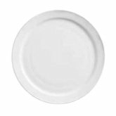 World Tableware, Narrow Rim Plate, 6 1/2", Porcelana, Bright White