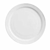 World Tableware, Narrow Rim Plate, 7 1/4", Porcelana, Bright White
