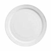 World Tableware, Narrow Rim Plate, 9 1/2", Porcelana, Bright White
