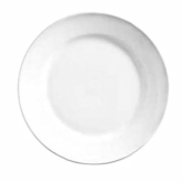 World Tableware, Wide Rim Plate, 10 1/2", Porcelana, Bright White