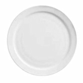 World Tableware, Narrow Rim Plate, 10 3/8", Porcelana, Bright White