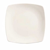 World Tableware, Square Coupe Plate, 8", Porcelana, Bright White