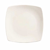 World Tableware, Square Coupe Plate, 8 3/4", Porcelana, Bright White