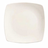 World Tableware, Square Coupe Plate, 11", Porcelana, Bright White