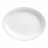 World Tableware, Narrow Rim Platter, 9 3/4" x 7 3/8", Porcelana, Bright White