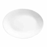 World Tableware, Narrow Rim Platter, 11 3/4" x 8", Porcelana, Bright White