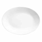 World Tableware, Coupe Platter, 15 1/4" x 11 1/4", Porcelana, Bright White