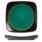 World Tableware, Square Plate, 6 1/4", Hakone, Turquoise