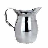 World Tableware, Water Pitcher, 70 oz, The Belle Collection, 18/8 S/S