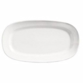 World Tableware, Racetrack Platter, 14" x 7 5/8", Basics, Bright White