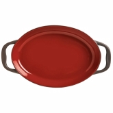 World Tableware, Oval Tray, 7 1/4" x 4 1/8", Chili, Coos Bay