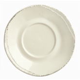 World Tableware, Wide Rim Saucer, 6 1/4", Farmhouse, Cream White