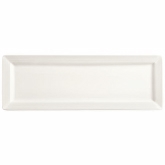 World Tableware, Rectangle Plate, 12" x 8", Slate, Ultra Bright White