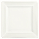 World Tableware, Square Plate, 7 1/4", Slate, Ultra Bright White