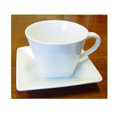 World Tableware, Low Cup, 8 oz, Slate, Ultra Bright White